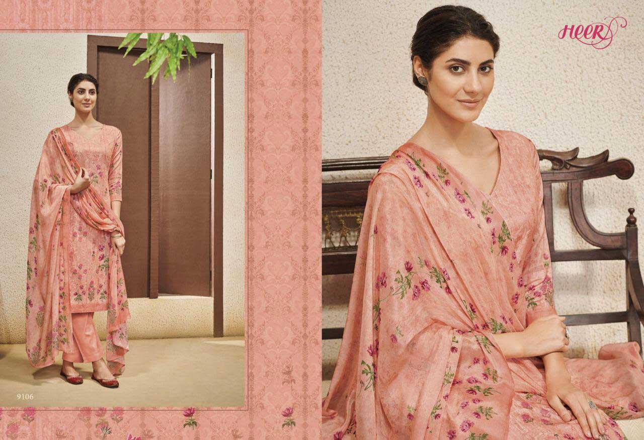 Kimora Heer Vol 48 Cross Stitch Embroidered Salwar Suits Kimora Heer Vol 48 Cross Stitch Embroidered Salwar Suits